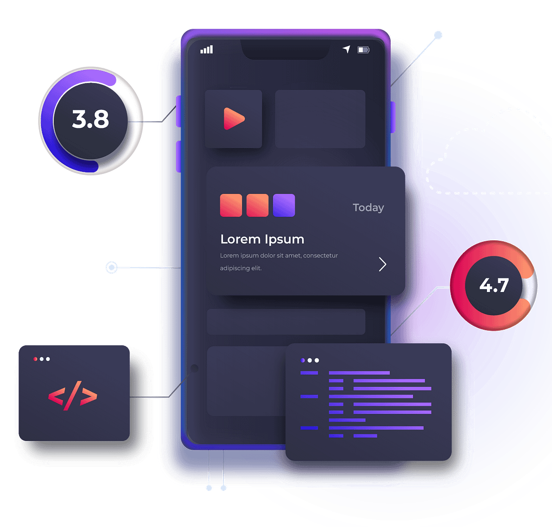 Brand Identity + UI/UX Design – Khawater Tech